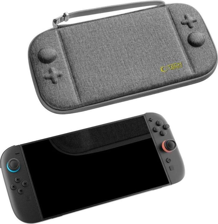 Image du produit Tech-Protect Slim Pouch für Nintendo Switch 2 – Grau (Switch 2)