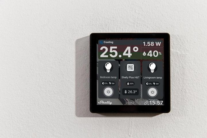 Actual product image Shelly Wall Display + BLU H&T