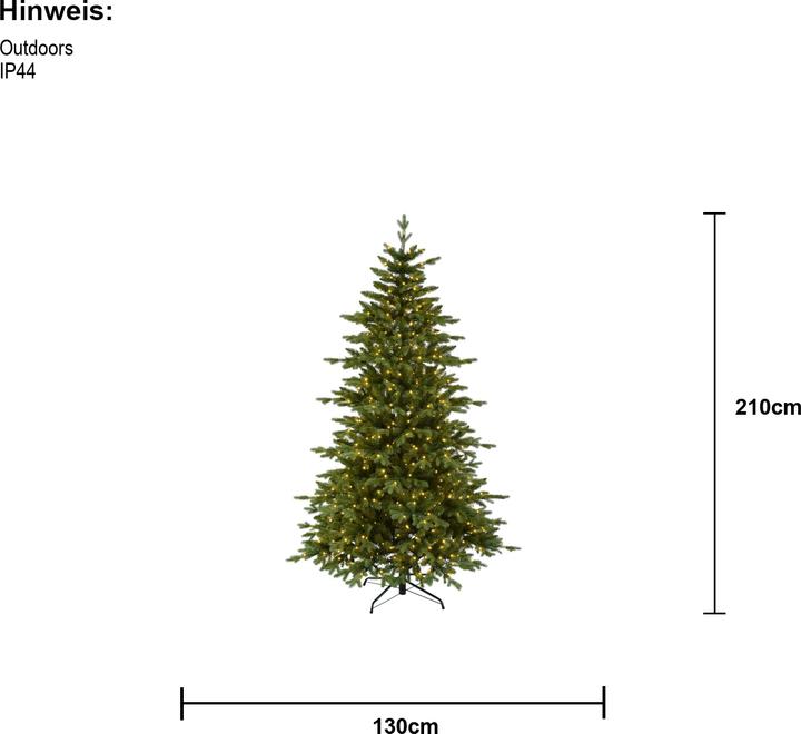 Produktbild Star Trading Weihnachtsbaum (210 cm)