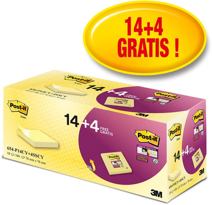 Produktbild Post-it Super Sticky (76 x 76 mm)