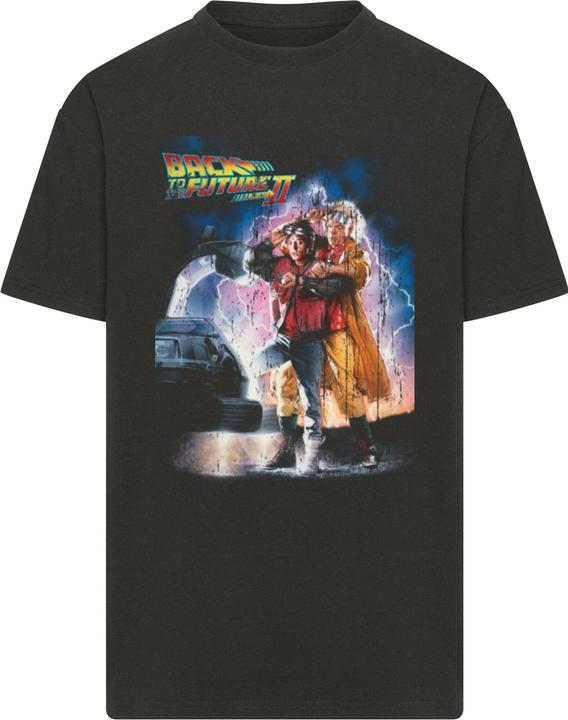 Actual product image Merchcode Back to the Future II Poster Oversize Tee - 199051 (M)