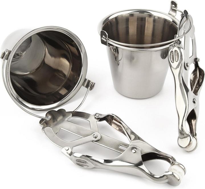 Produktbild Mr. Steel Nipple Clamps with Buckets