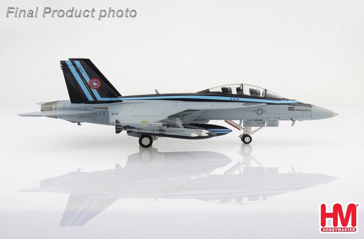 Image du produit Hobby Master F/A-18F DOPPELSITZER Super Hornet Top Gun peinture spéciale 50e anniversaire, modèle en métal 1:72