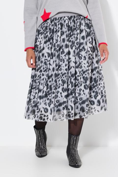 Produktbild Angel of Style Meshrock, gerade, Animal-Muster, Elastikbund (44)