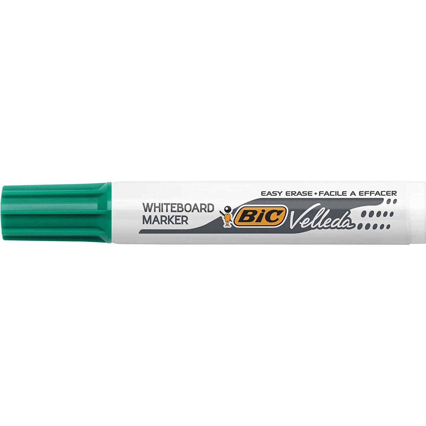 Bic Velleda 1791 Textmarker 12 Stück Stumpfe Spitze Grün (12 x) (9431971)