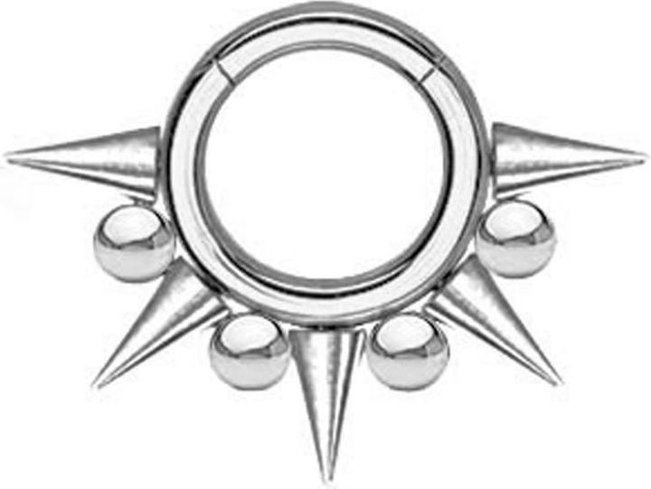 Image du produit Star Piercing Faucille d'allongement colorée (sans laiton, Acier chirurgical 316L)