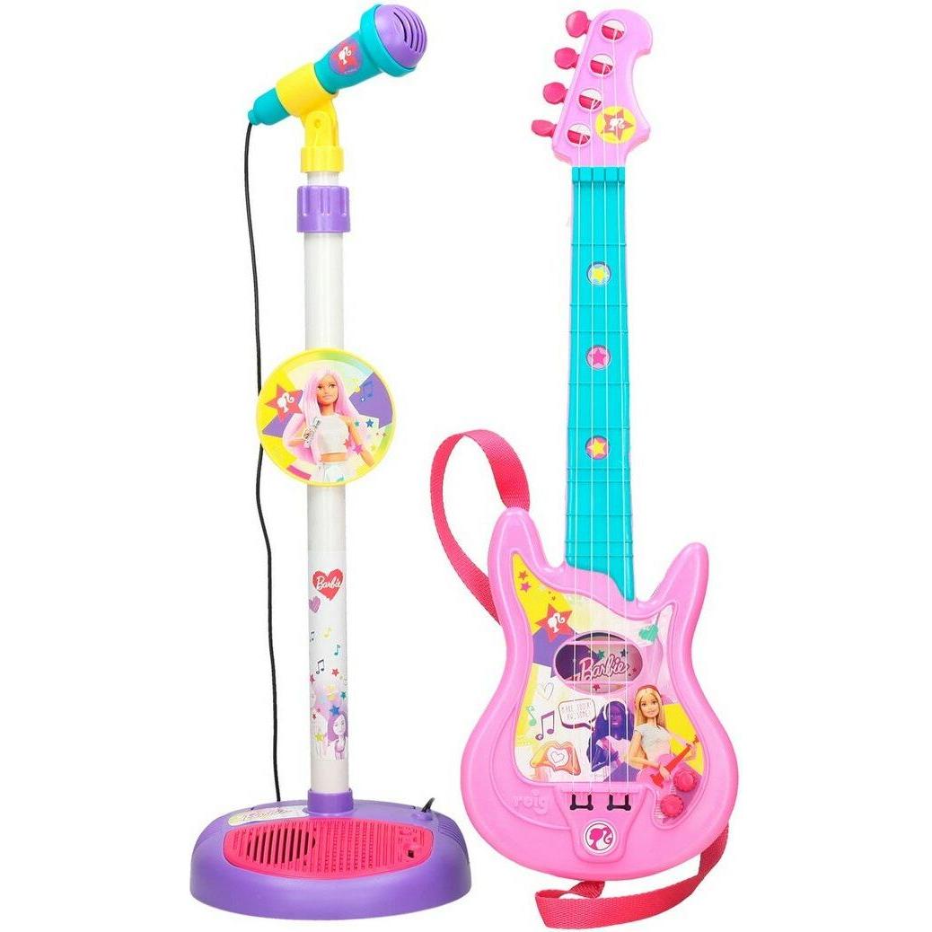 Barbie Musik-Spielzeug Mikrofon Kindergitarre (45302012)