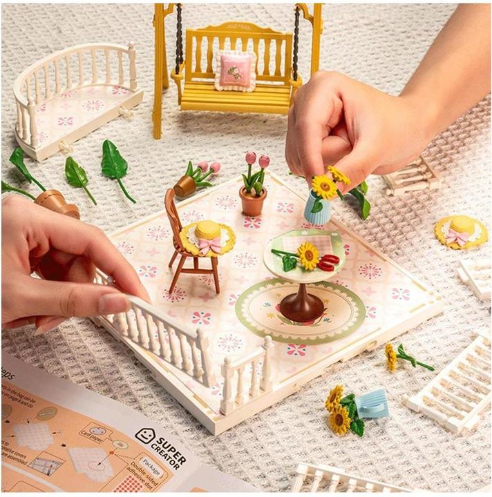 Actual product image Robotime Bausatz Sunny Break Terrace