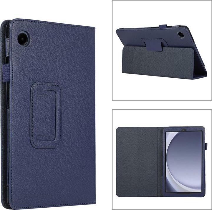 Produktbild Cover-Discount Galaxy Tab A9 - Bi-fold Stand Etui dunkelblau (Samsung Galaxy Tab A9)
