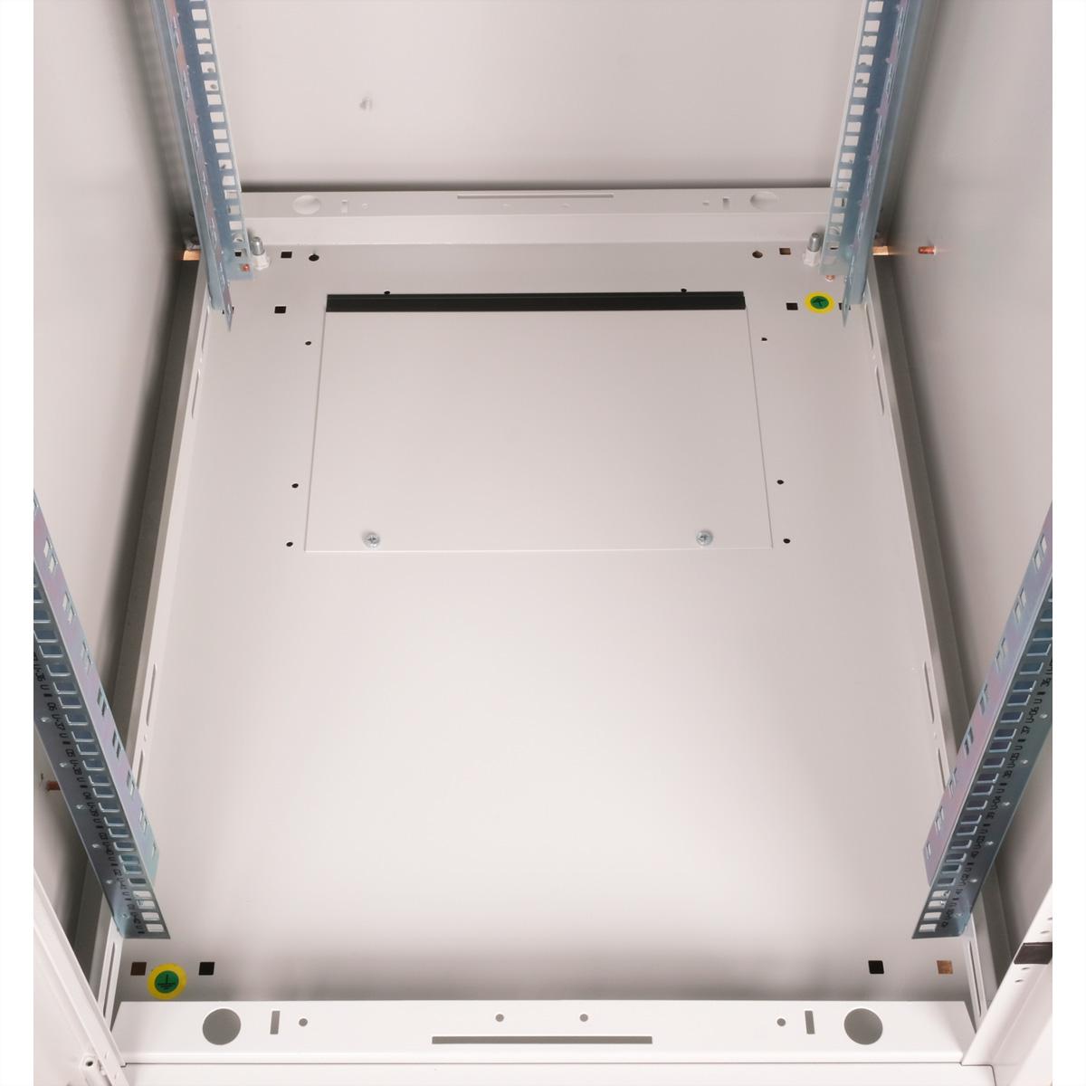 Thumbnail - Roline 19-Zoll Netzwerkschrank Basic 42 HE (42 HE, 19 Zoll Rack), Serverschrank, Grau
