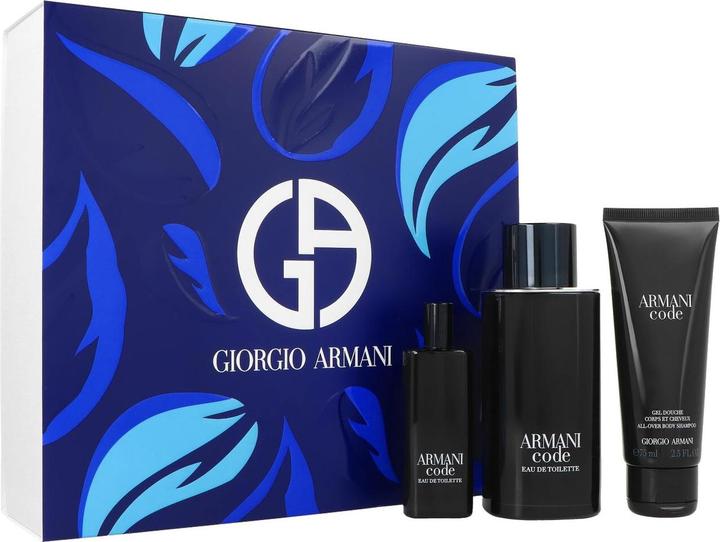 Actual product image Armani Exchange Armani - Code for Men Gift set EDT 125 ml. shower gel 75 ml and miniature EDT 15 ml 125ml (Perfume set)