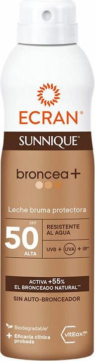 Image du produit Ecran Sunnique Broncea+ Mist Protect SPF50 250ml (Spray solaire, SPF 50, 250 ml, 260 g)