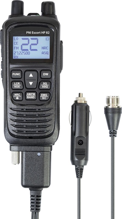 Produktbild PNI Tragbares CB-Funkgerät Escort HP 82, Multistandard, 4 W, 12 V, AM-FM, NRC, Dual Watch, Roger Bee