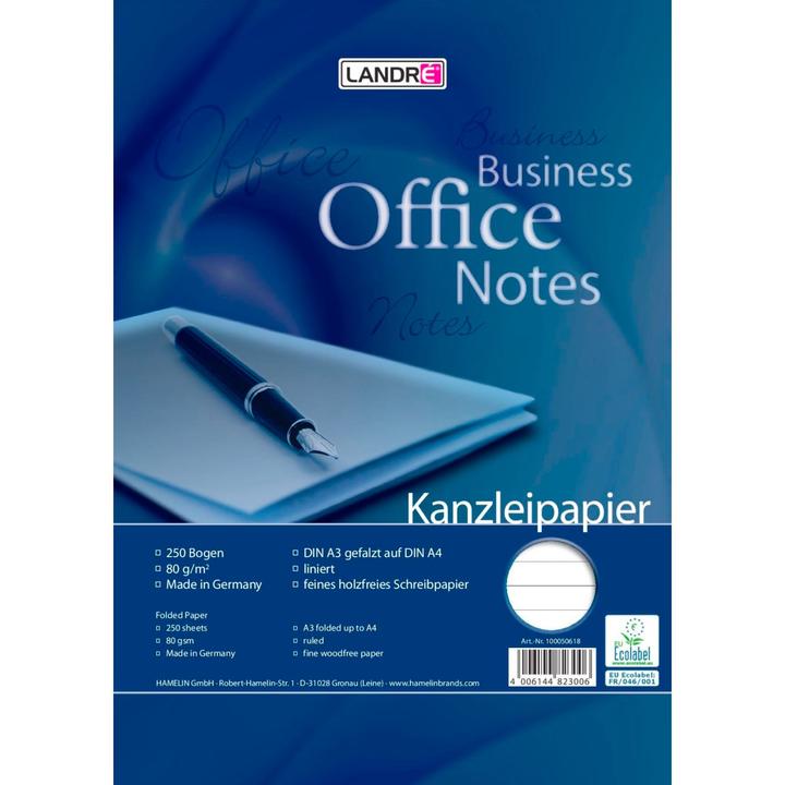 Immagine prodotto Landré Carta da ufficio Office A3/A4 (80 g/m², A4)