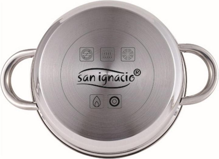 Actual product image San Ignacio Topfset Cassel SG8172 Silberfarben Edelstahl (Stainless steel)