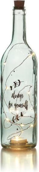 Produktbild Balthasar LED-Glasflasche Be yourself
