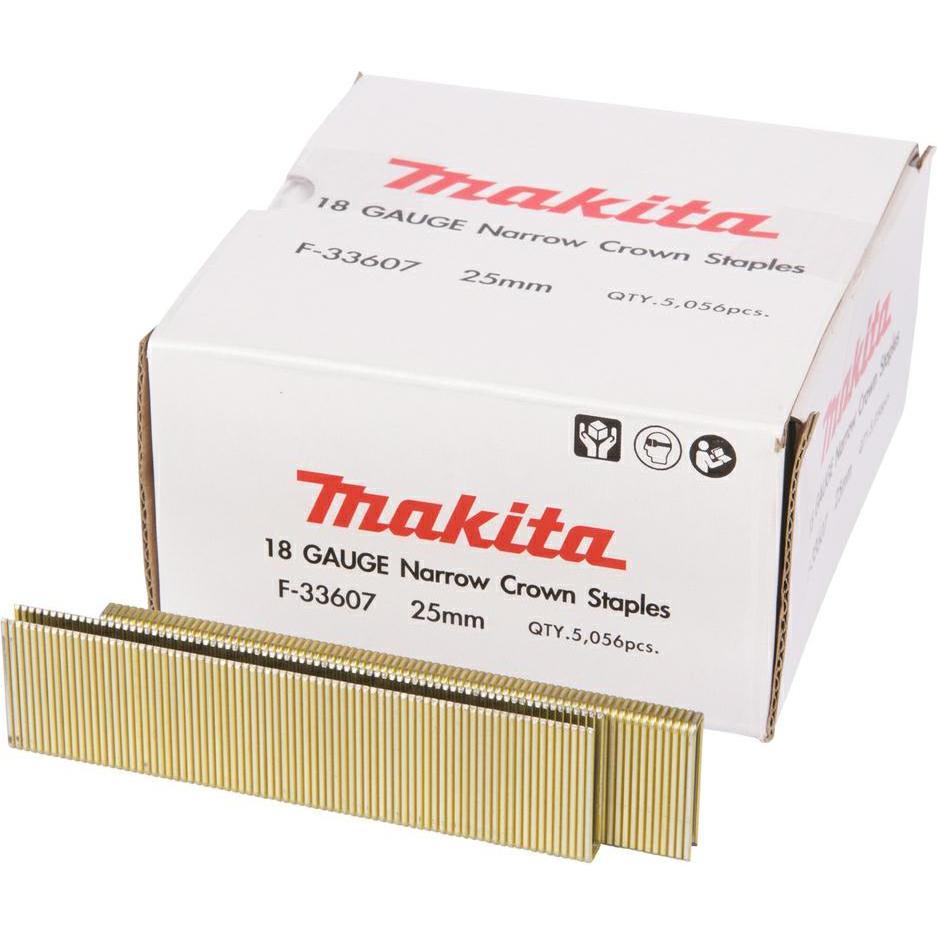 Makita, Tackerklammern + Tackernägel, F-33607 Klammer 25 mm verzinkt für AT450H