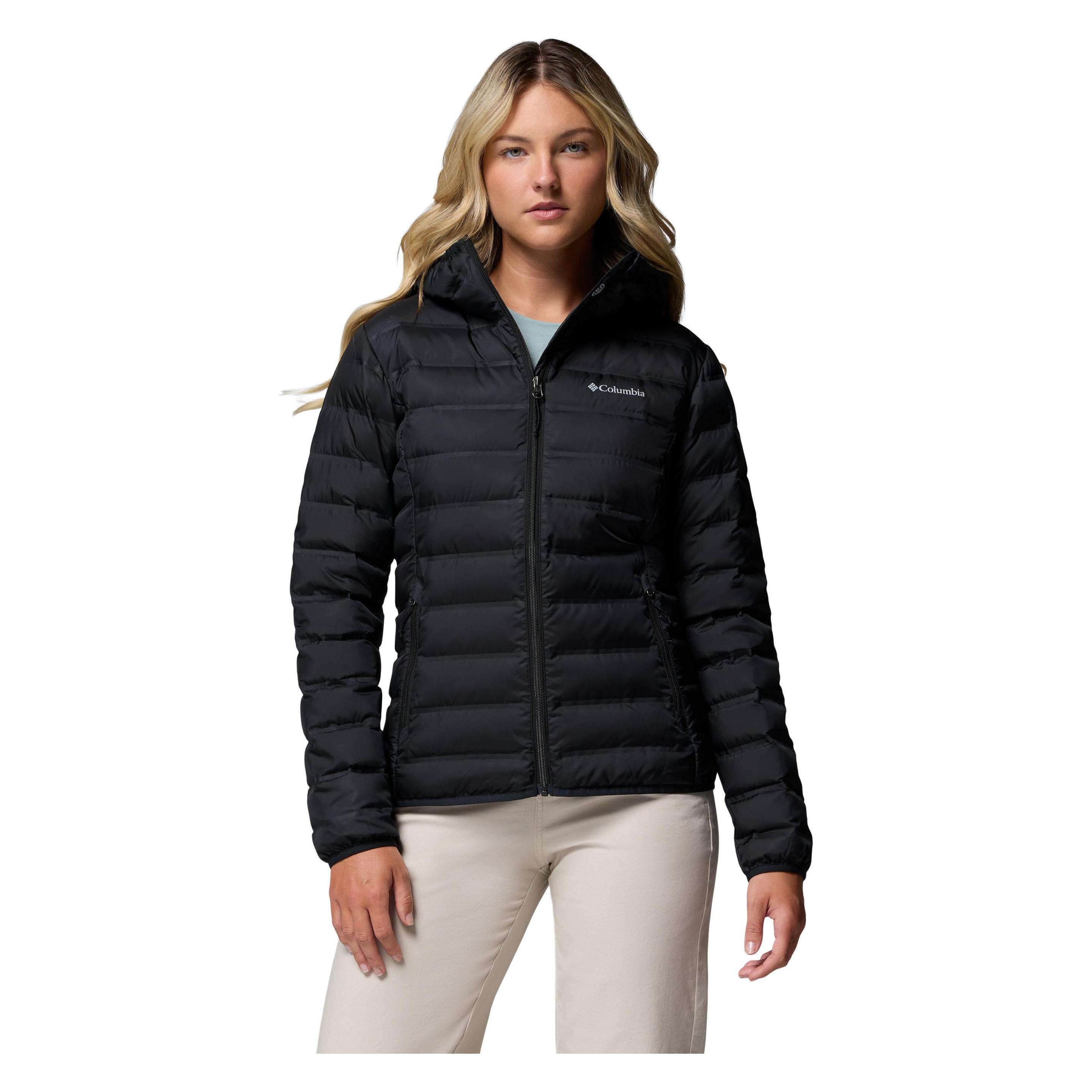 Columbia, Damen, Winterjacken, Lake 22™ Ii Down Hooded Jacket, Schwarz, (Xl)