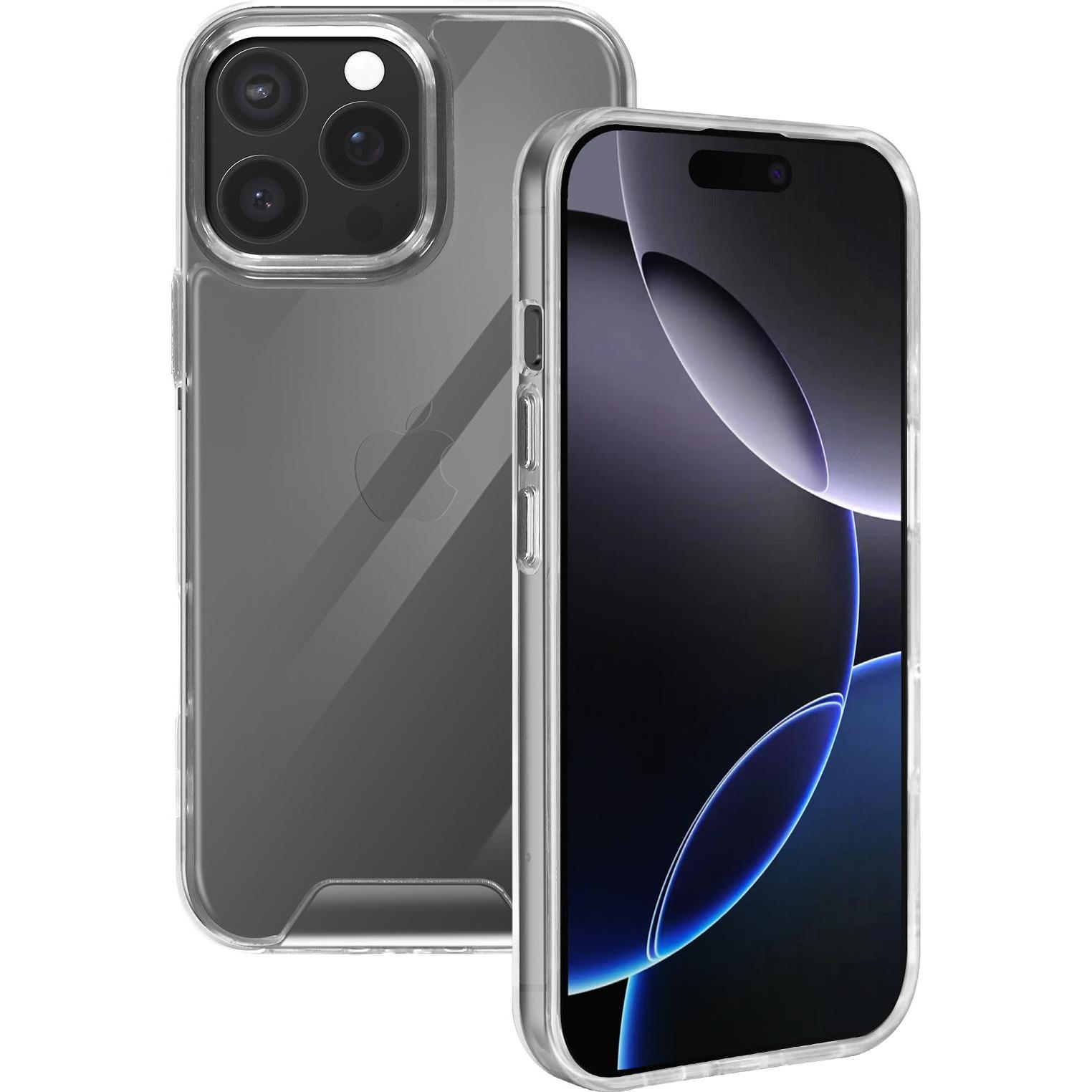 Avizar HybridShield Case (Apple iPhone 16 Pro), Smartphone Hülle, Transparent