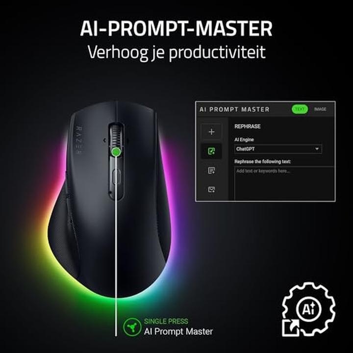 Produktbild Razer Pro Click V2 (Kabelgebunden, Kabellos)