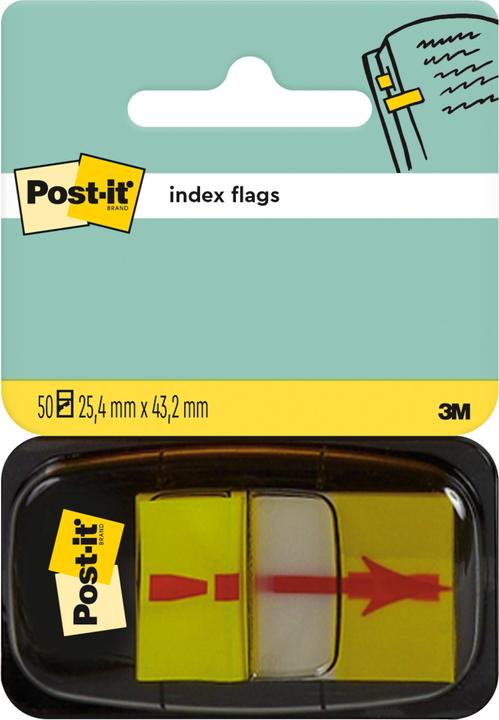 Actual product image Post-it Index Tabs Icon (43.20 x 25.40 mm)