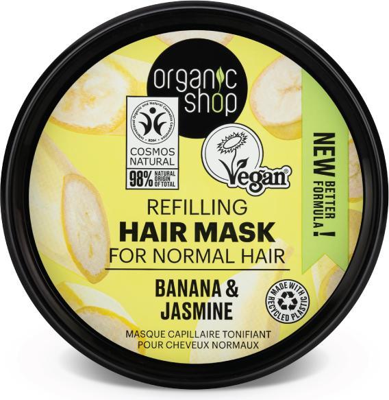 Produktbild Organic Shop Organic Jasmine & Jojoba Express Volume Hair Mask Volume Enhancing Indian Jasmine (250 ml)