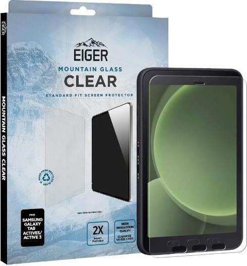 Actual product image Eiger Mountain Glass Clear Tablet (1 Piece, Galaxy Tab Active 3)