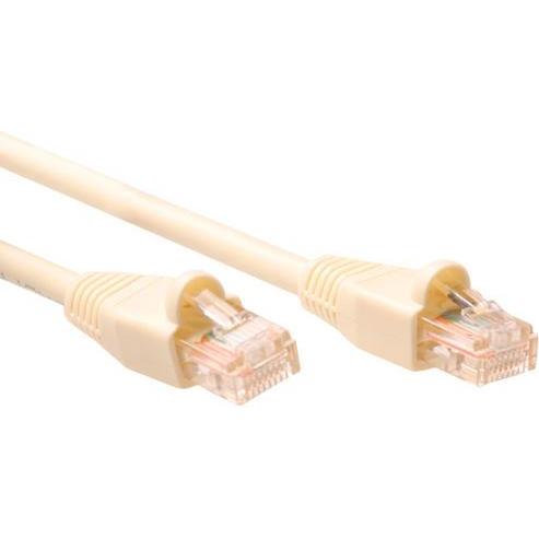 ACT Ivory 0.5 meter U/UTP CAT5E patch cable snagless with RJ45 connectors. Cat5e u/utp snagless iv 0.50m (U/UTP, CAT5e, ...