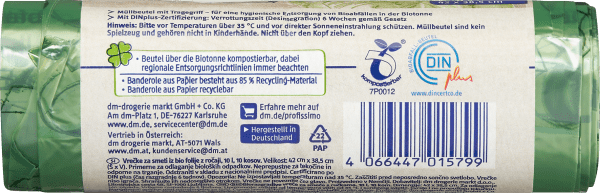 Image du produit dm Profissimo Sacs poubelle (1 x, 10 l)