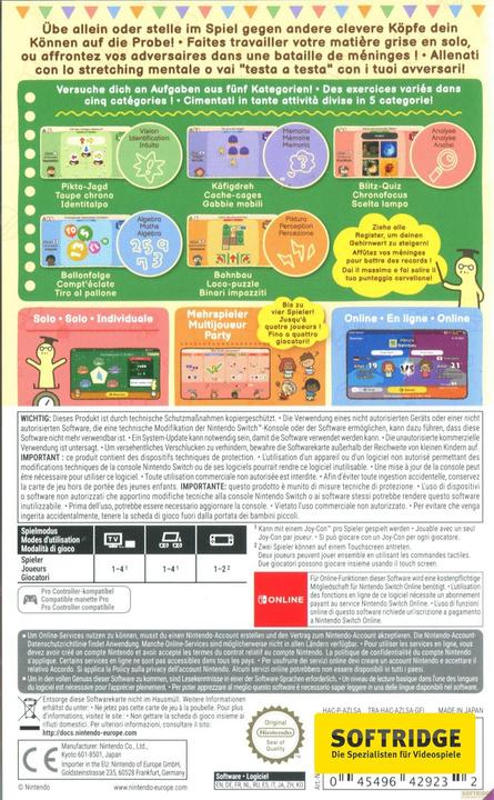 Immagine prodotto Nintendo Big Brain Academy: Sfida tra menti (Switch, DE, EN, FR)