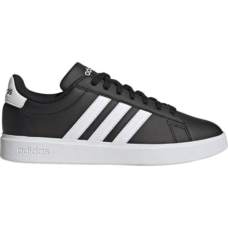 adidas, Herren, Sneaker, Grand Court Cloudfoam Comfort Schuh, Schwarz, (47 1/3)