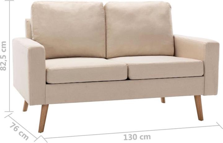 Actual product image vidaXL Sofa (2 person sofa)
