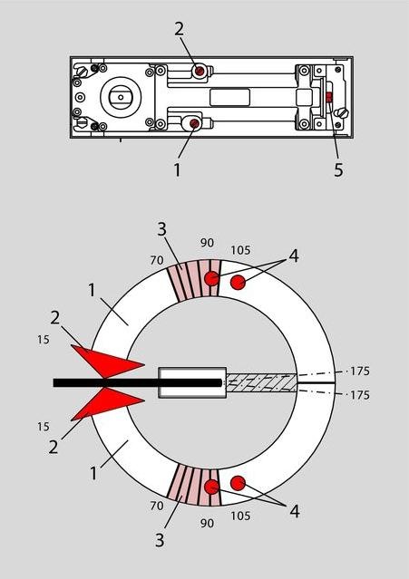 Productafbeelding Dormakaba Vloerveer BTS 75 V (Kamerdeur, Objectdeur, Interieur)