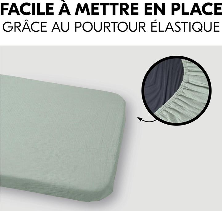 Produktbild Hauck Spannbettlaken für Reisebettmatratzen (120 x 60 cm)