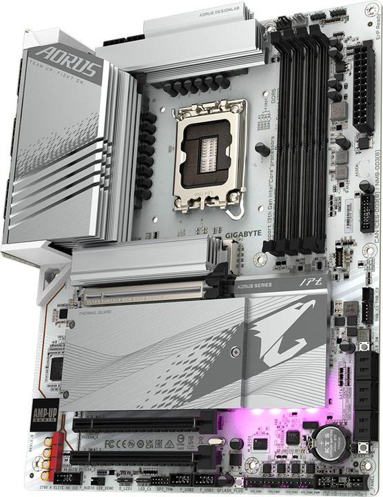 Actual product image Gigabyte MB GBT Intel 1700 Z790 A ELITE AX ICE (LGA 1700, Intel Z790 Express, ATX)
