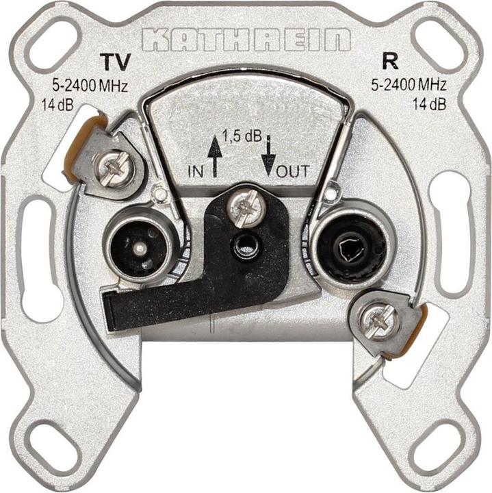 Produktbild Kathrein ESD 52 TV (koaxial) Silber Steckdose (Antennenkabel)