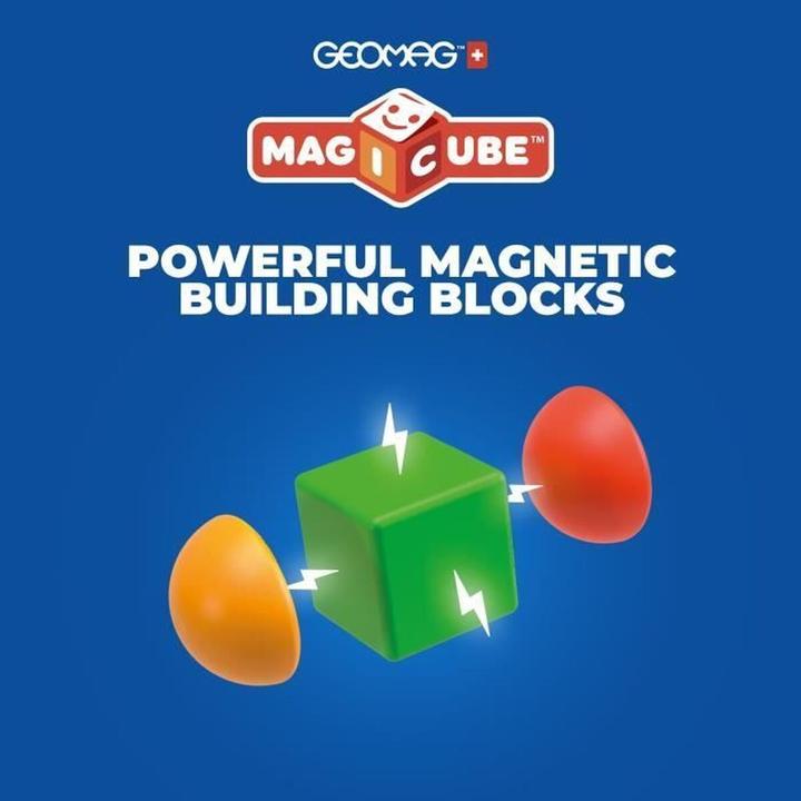Actual product image Geomag Magicube Blocks Stacking Safari