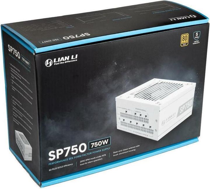 Productafbeelding Lian-Li SP750, 80 PLUS Gold SFX Voeding - 750 Watt (750 W)
