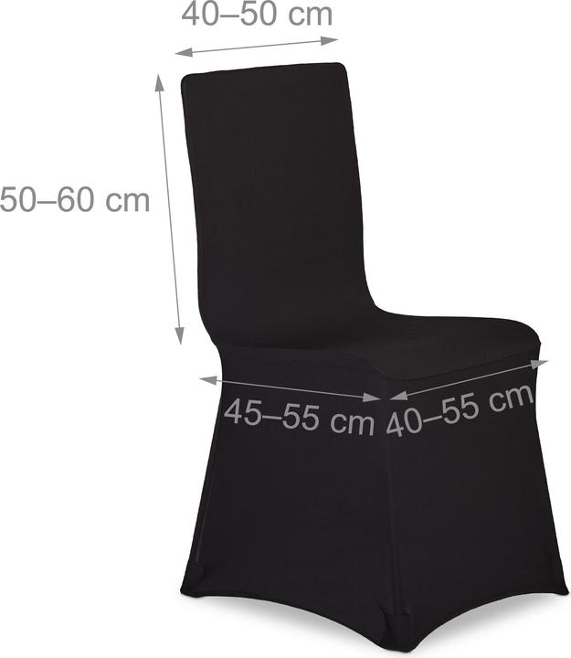 Actual product image Relaxdays Chair covers (57 x 60 x 100 cm)