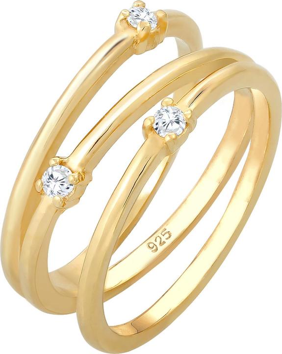 Immagine prodotto Elli Anello Wrap Ring Filigrana Zirconia Trend Argento 925 (58, 925 Argento)
