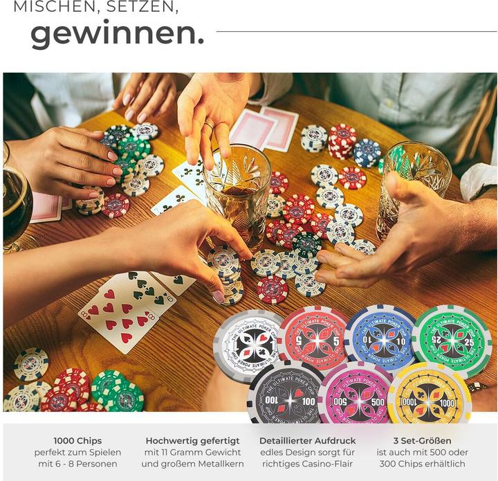 Produktbild tectake Pokerset