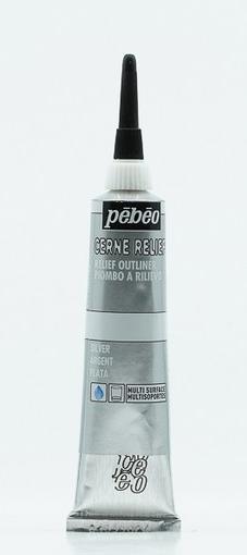 Actual product image Pebeo Cerne Relief (Silver, 20 ml)