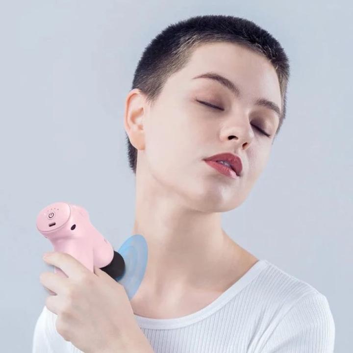 Actual product image Havit - Mini Massage Gun (MG1508) - 7.4V, 15W, 3000RPM, 1500mAh - Black (5 Steps, 120 min)