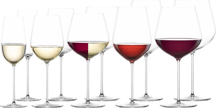 Zwiesel VUELO Wein- und Champagnergläserset (60 cl, 10 Glasses, Red wine glasses, White wine glasses)