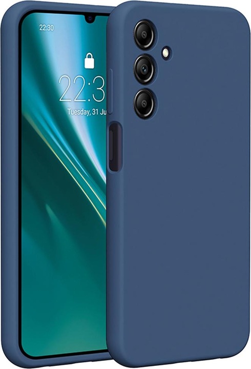 Immagine prodotto Etteri Custodia in silicone per Samsung Galaxy A25 5G (global) blu scuro (Samsung Galaxy A25 5G)