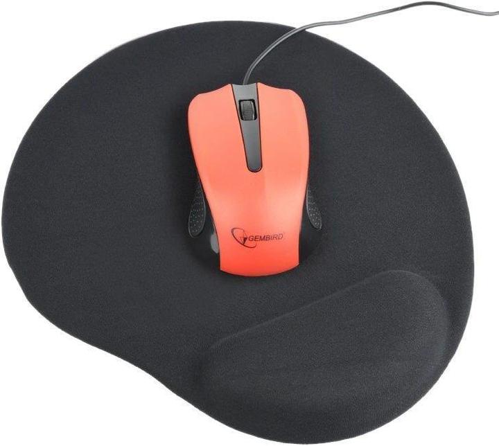 Actual product image Gembird MP-GEL-BLACK mouse pad