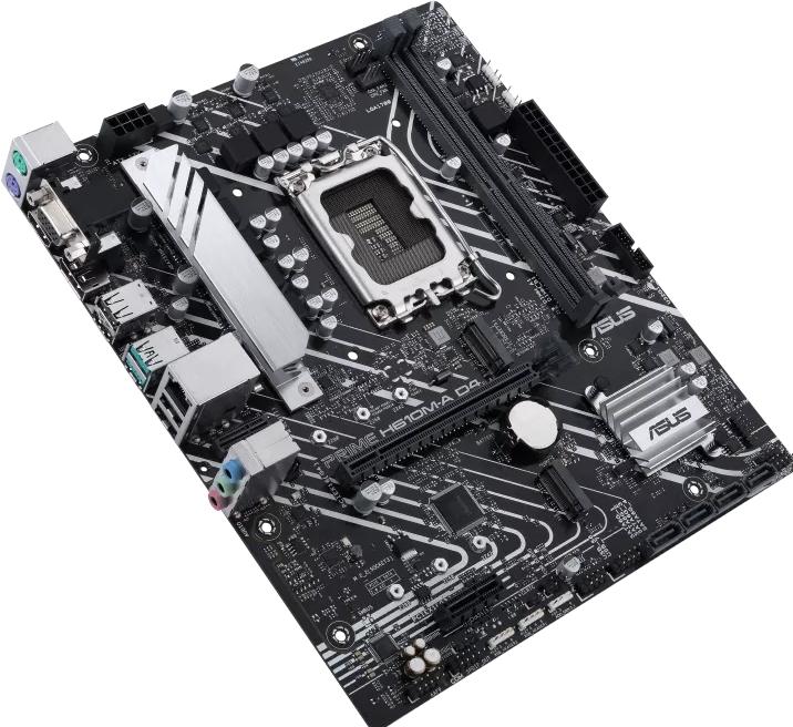 Immagine prodotto ASUS PRIME H610M-A D4-CSM (LGA 1700, Intel H610M, mATX)