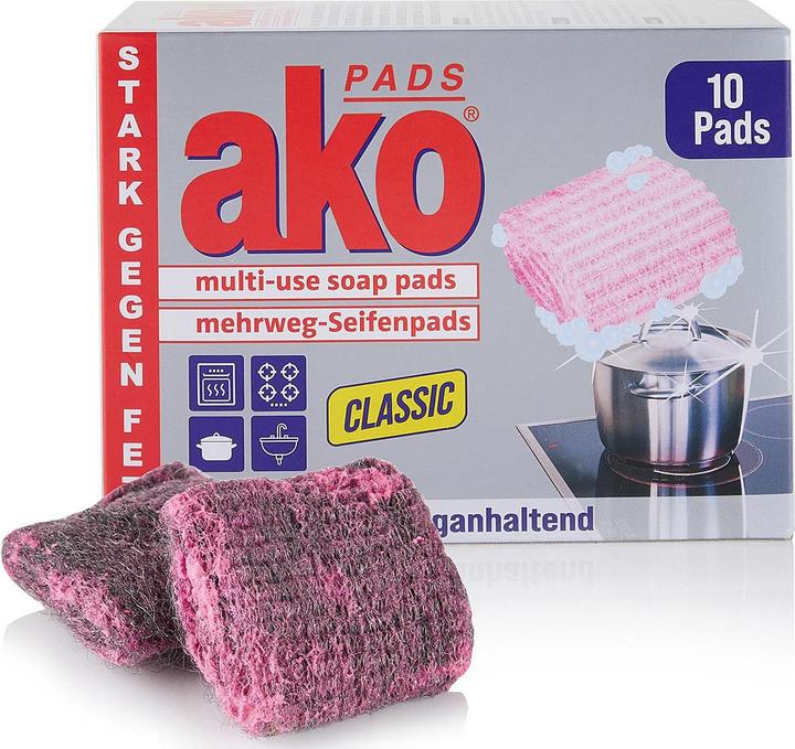 Actual product image AKO Pads Seifenpads 10Stk