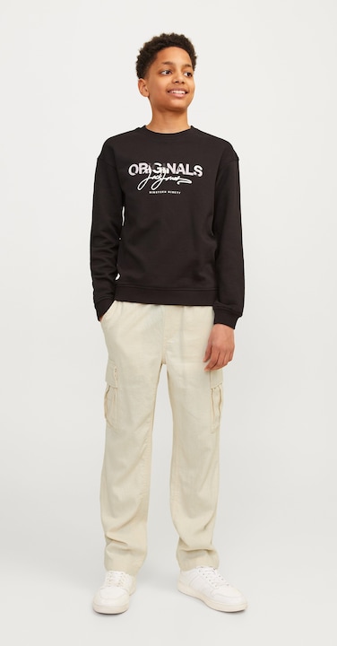Actual product image Jack & Jones Jpstbill Jjnate Linen Blend Cargo Jnr (146)