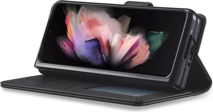 Actual product image Cover-Discount Galaxy Z Fold4 5G - Leather case cover black (Samsung Galaxy Z Fold4)